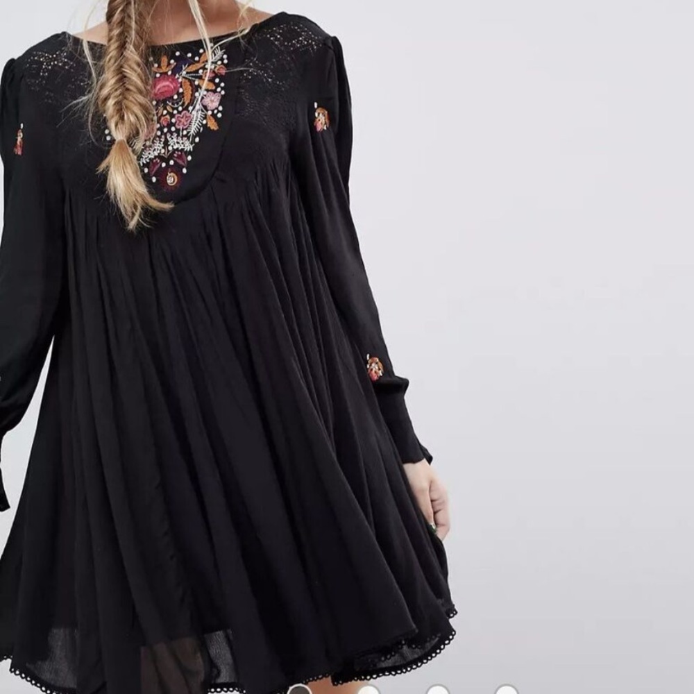 Free people Mohave Embroidered Mini Dress size s.